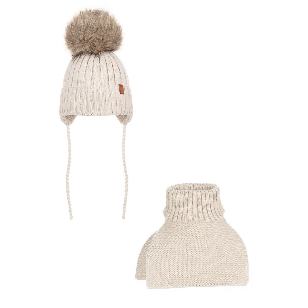 Bonnet col roulé AURELIO pour tout-petit - BLEU