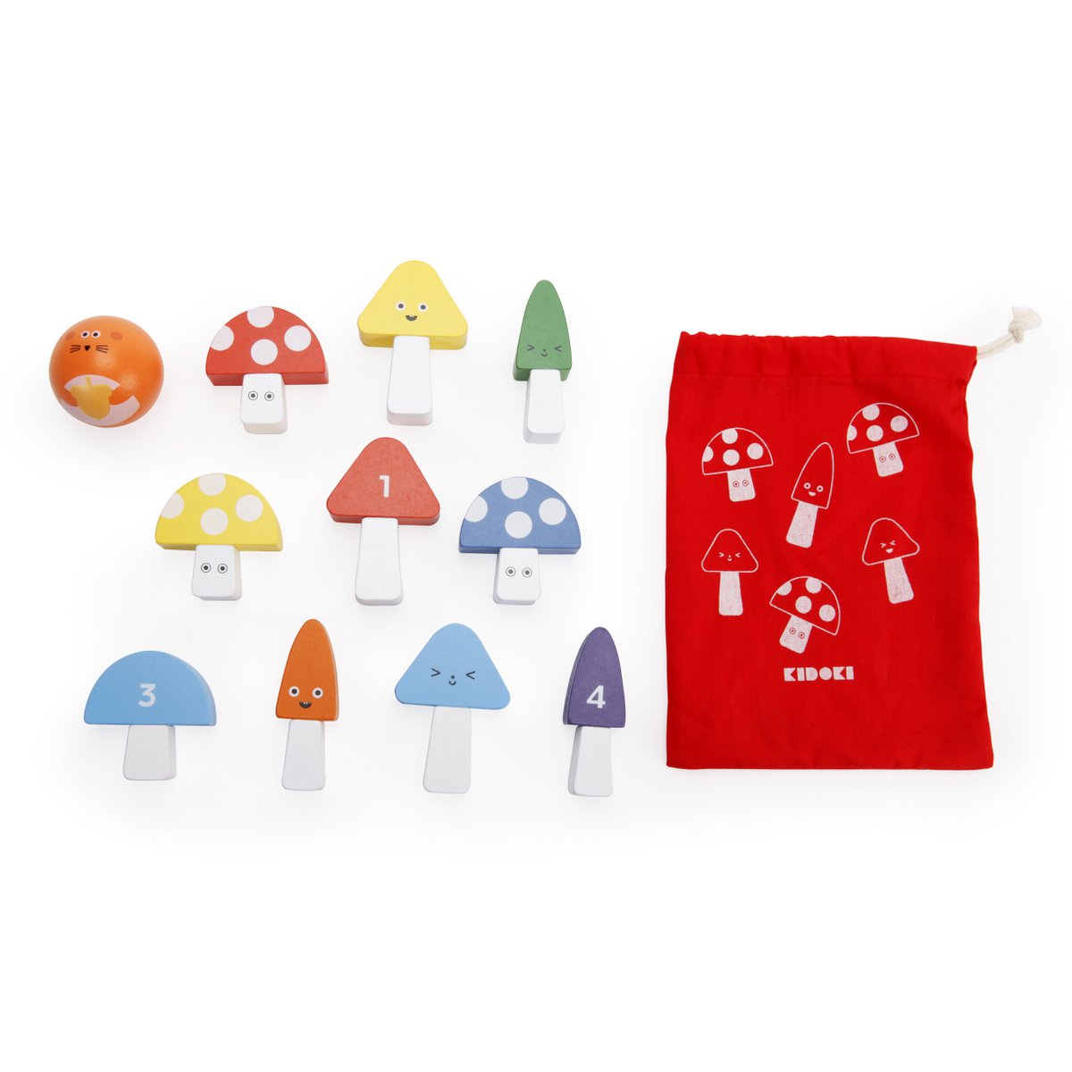 KIDOKI Es ist ein Streik! Mini-Pilz-Bowling