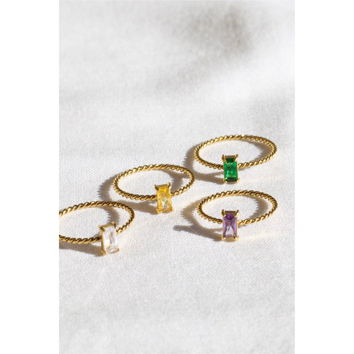 Corse - Dainty Zirconia flettede stableringe