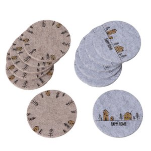 Coaster set Homewood felt 6 pieces