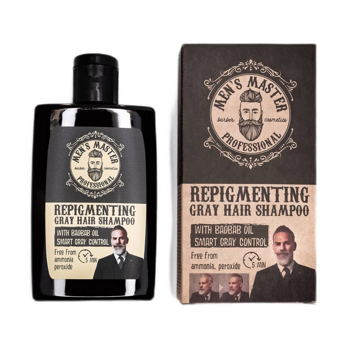Szampon Przeciw Siwym Włosom Dla Mężczyzn – Men's Master Repigmenting 120ml