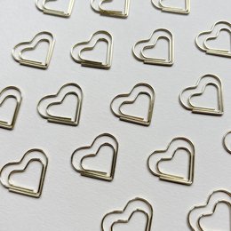 Bracket hartclip Gold Metal Office Clip Paper Bracket (PU = 10 stuks)