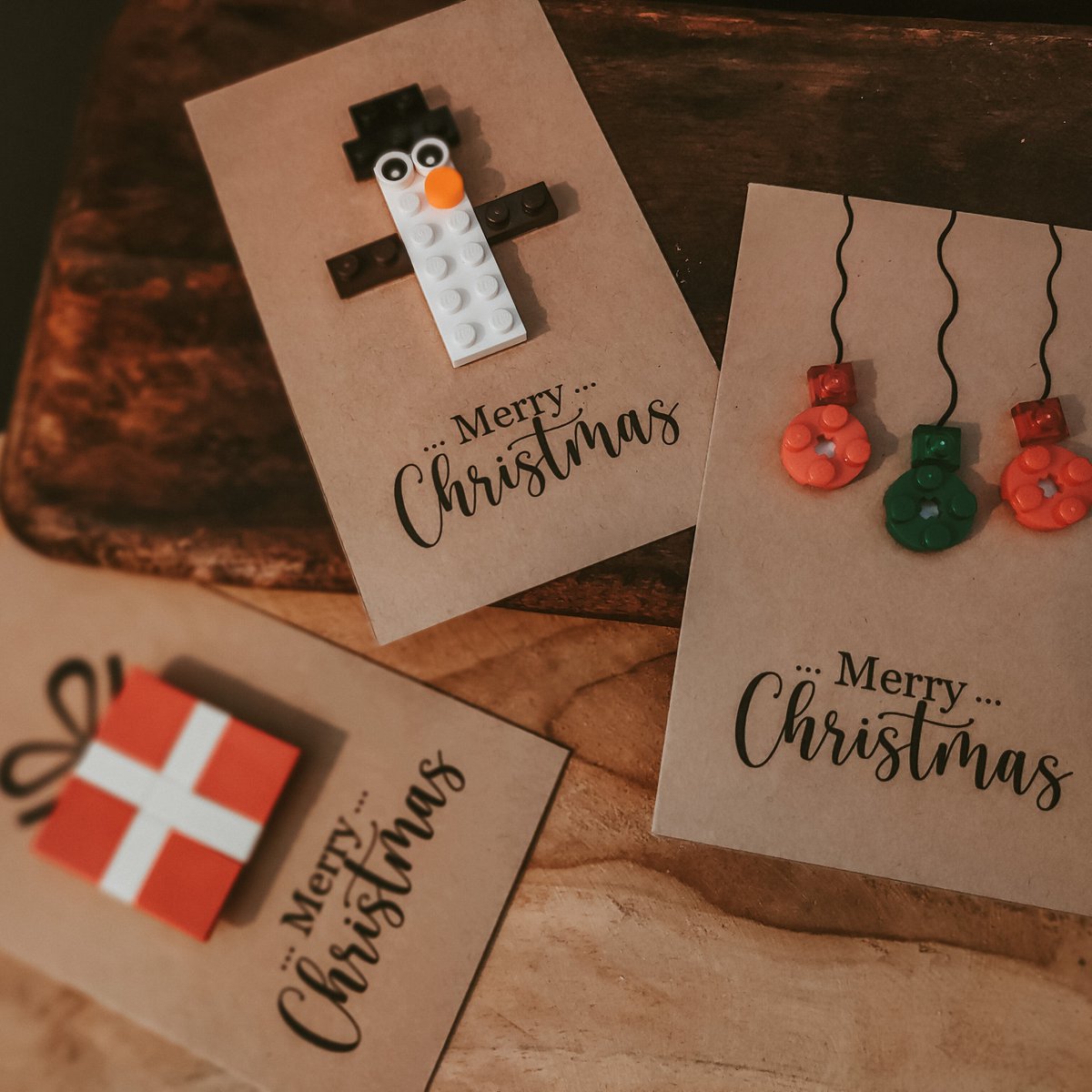 LEGO-kerstkaarten | set van 3 | collectie 2