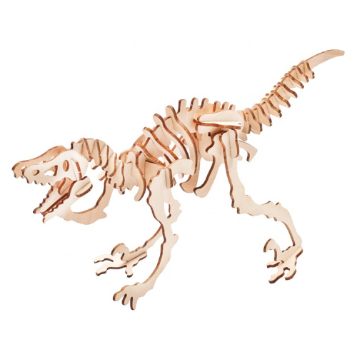 Kit de construction Dino Dinosaure Velociraptor bois