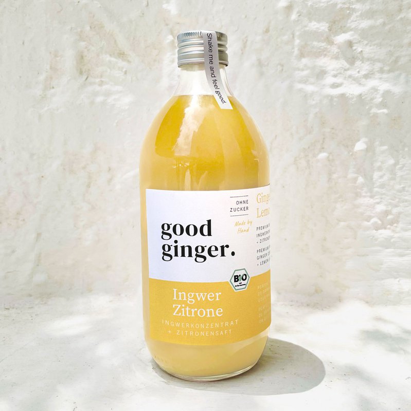 Økologisk ingefærkoncentrat + citronsaft