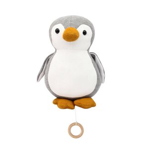 Musical Toy Penguin Grey