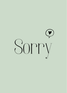 Sorry