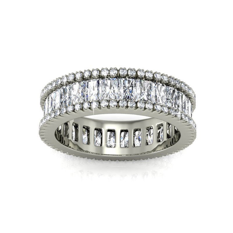 Bague Glamour Lock - Argenté et Cristal