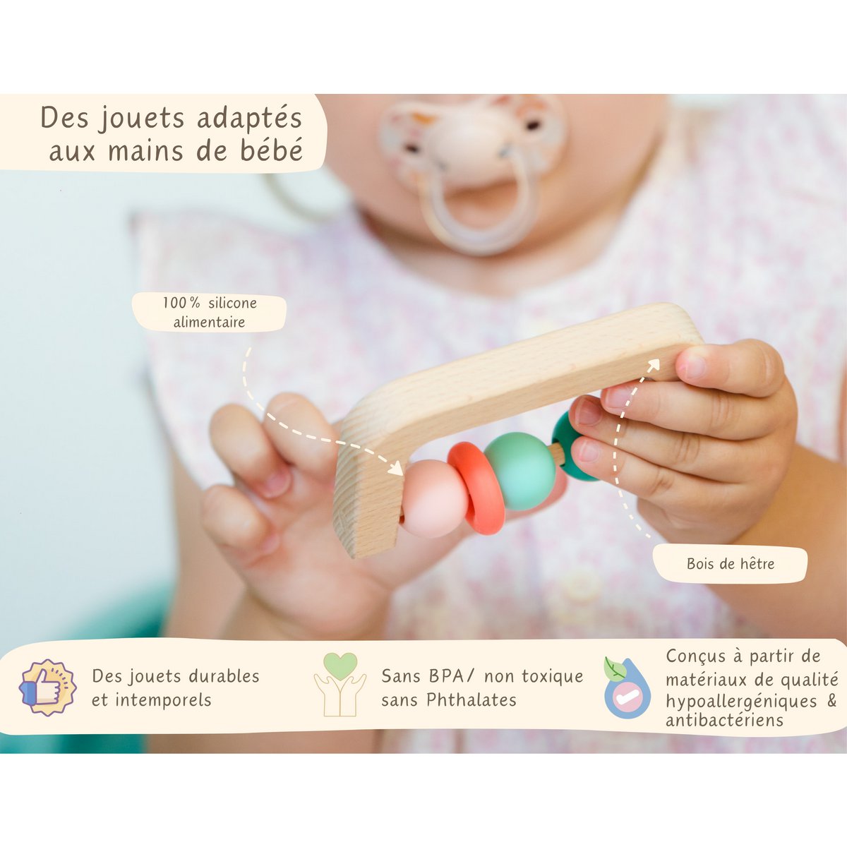 Coffret d’Eveil Montessori 3-36 mois - Cadeau naissance