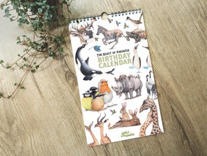 Tiergeburtstagskalender, ewiger Kalender, umweltfreundlich