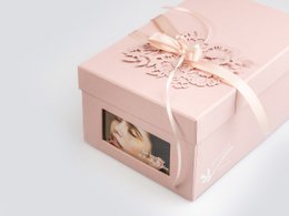 Rosa Luxus-Wellness-Geschenkbox: Magnolie