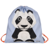 Children's activity bag, organic cotton, panda