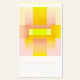 Risography birthday calendar (17.0 x 28.5 cm)