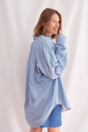 Camicia e cuori a strisce di cotone