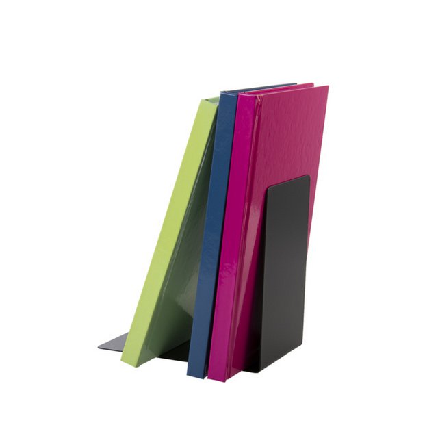 Sujetalibros Westcott metal negro 2 piezas 90x140x140mm
