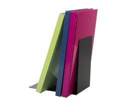 Fermalibri Westcott metallo nero 2 pezzi 90x140x140mm