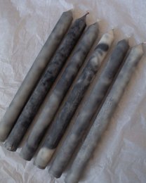 Candela conica in marmo