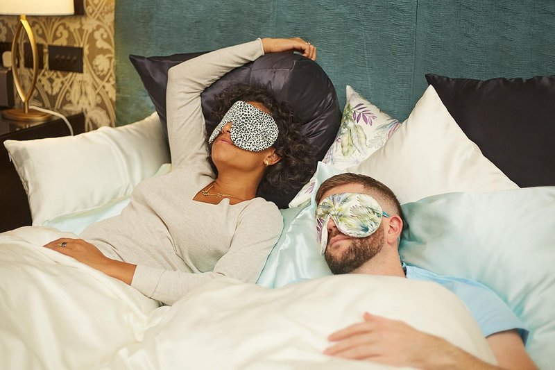 Leopard Seidenschlafmaske