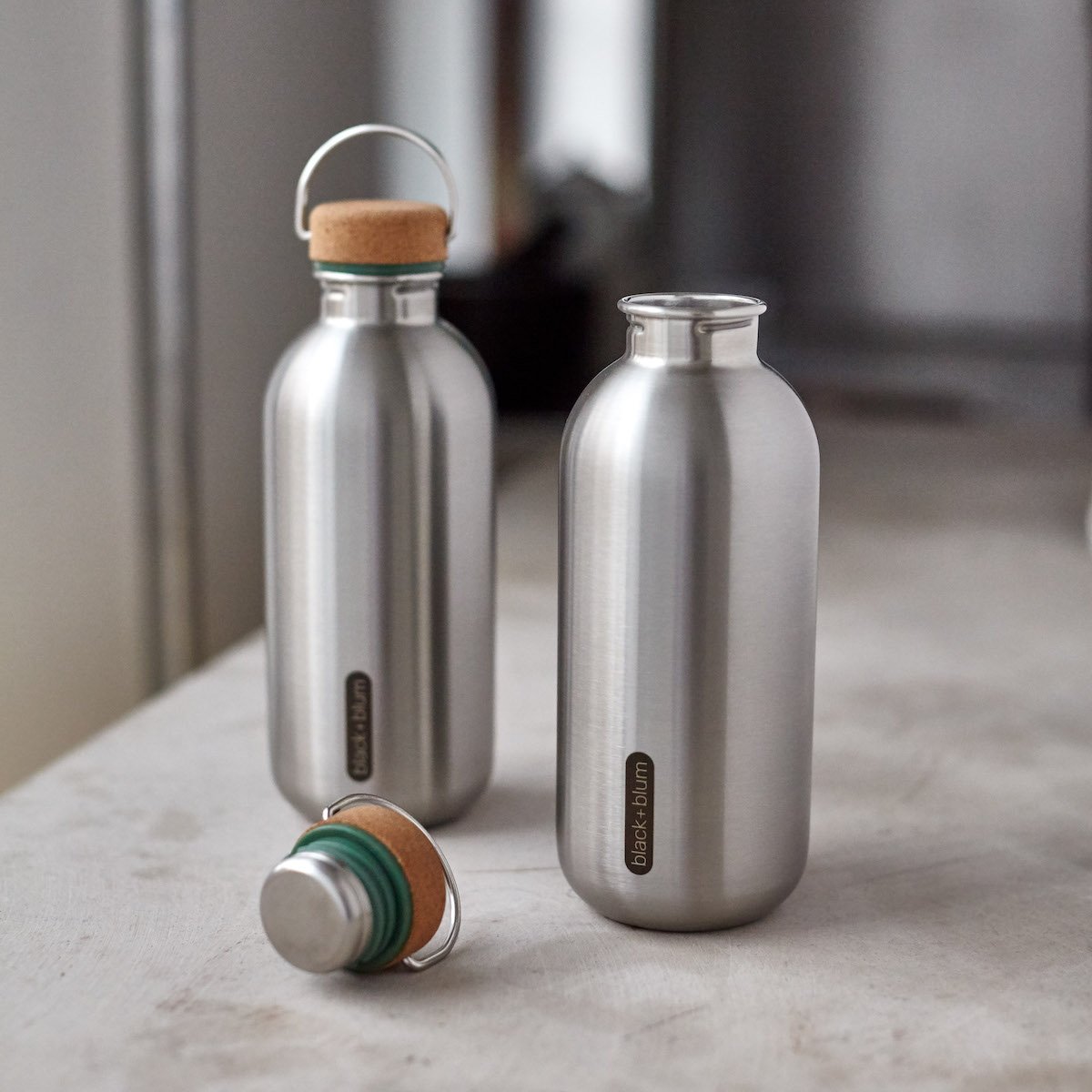 BLACK + BLUM Stainless Steel Bottle | Waterproof | 600ml | Olive