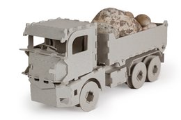 Big Truck Car, juguete de cartón para construcción, bricolaje, 3D, 5+, regalo