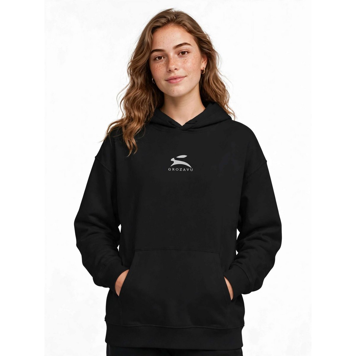 Suede-Finish Hoodie — 350 g/m²