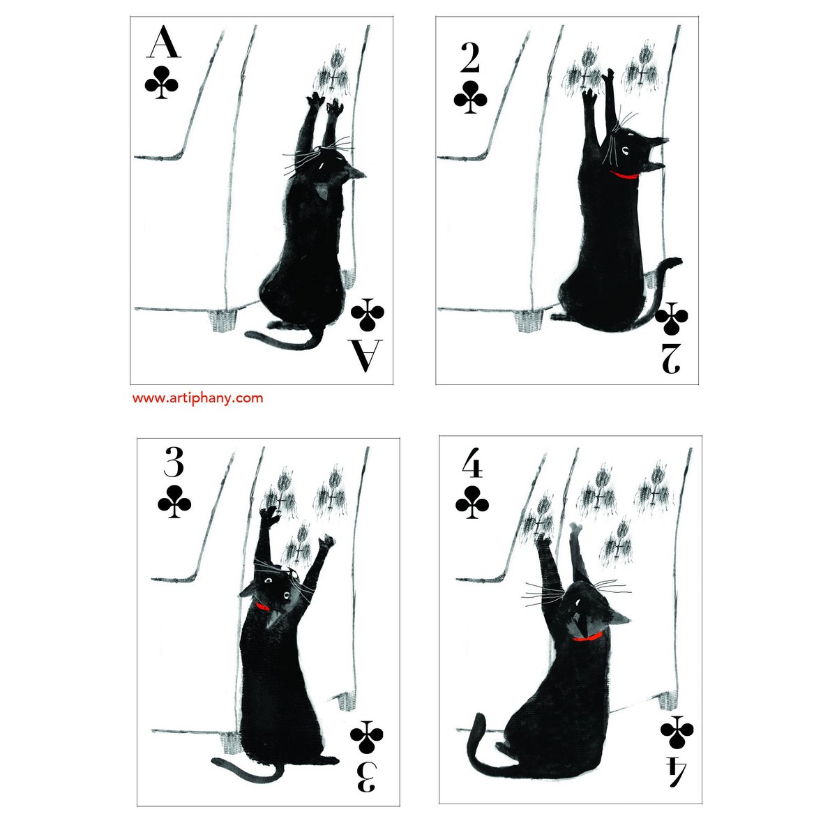 Kitten Club Playing Cards