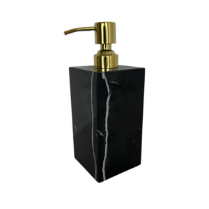 Soap dispenser marble - black/gold