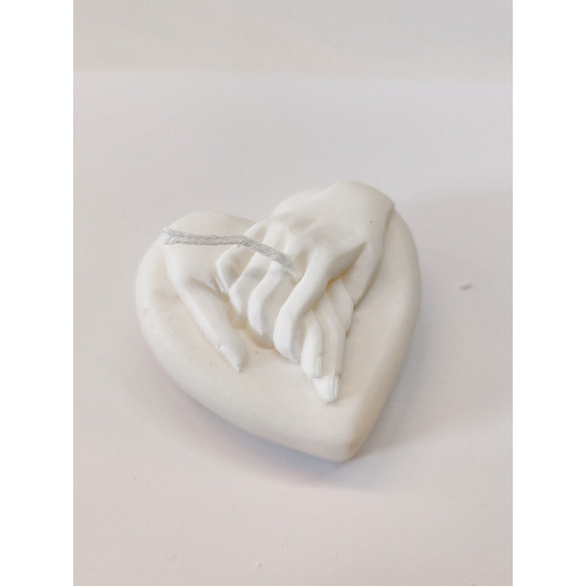 Take my hand candle - Take my hand heart shaped candle - heart shaped candle