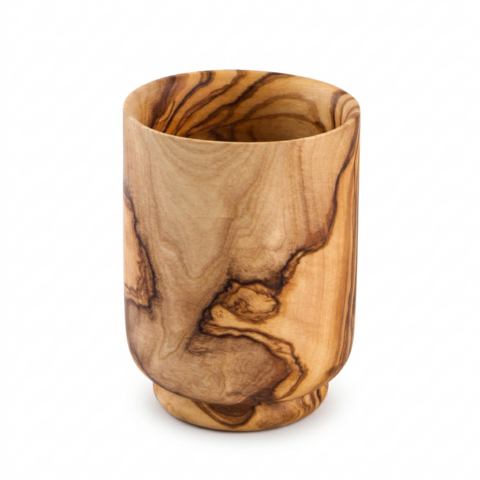 Personalisierte Tassen aus Olivenholz – handgefertigte Kaffee- und Teetassen aus Holz