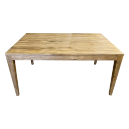 Extendable wooden table 160 x 100 x 80 h cm