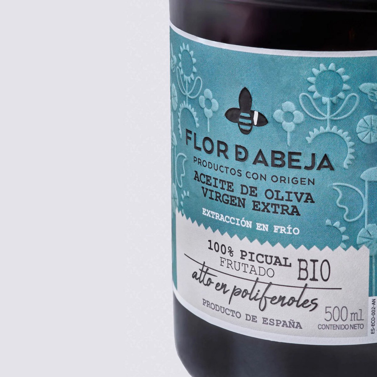 NOBLEZA DEL SUR – FLOR D ABEJA - Picual(Bio). - Olivenolie med et højt indhold af polyfenol