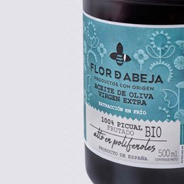 NOBLEZA DEL SUR – FLOR D ABEJA - Picual(Bio). - Olio d'oliva ad alto contenuto di polifenoli