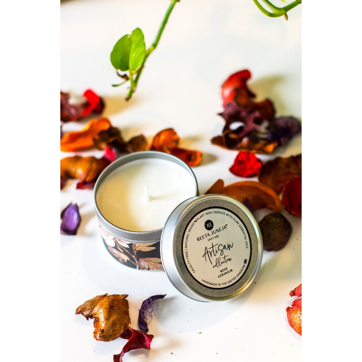 Artisan CollectionRose Geranium Travel Candle(96 g / 3.4 oz)