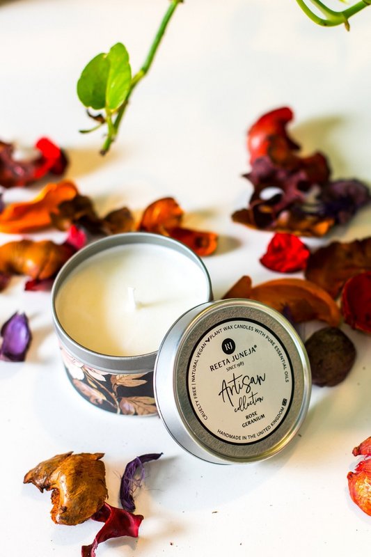 Artisan CollectionRose Geranium Travel Candle(96 g / 3.4 oz)