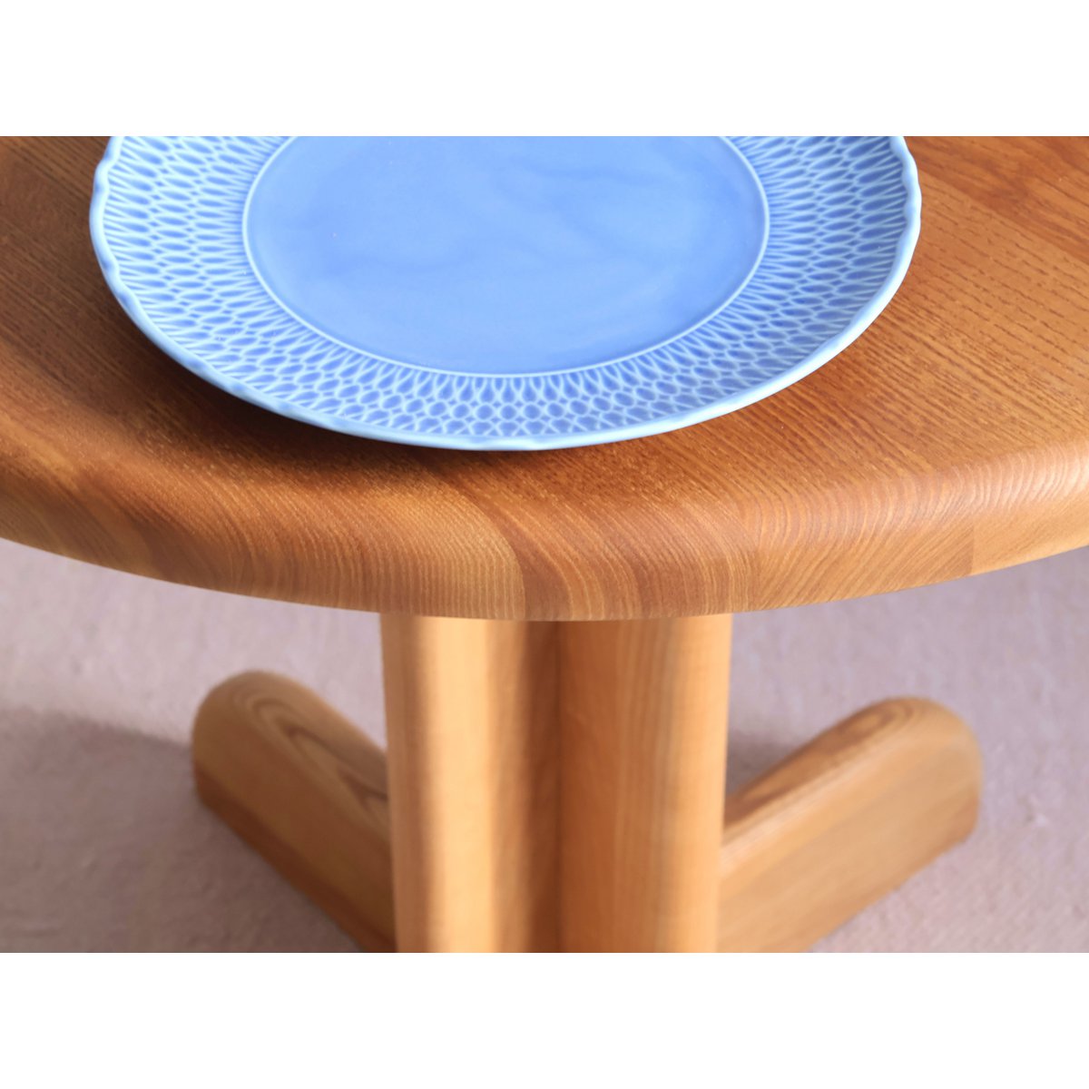 Tavolo da pranzo rotondo in legno Dega