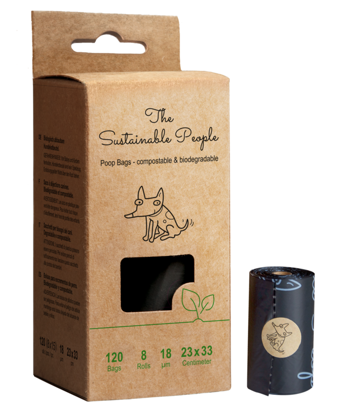 Biodegradable Dog Waste Bags Without Handles (120 bags/box)