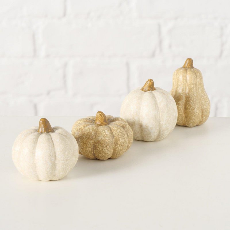 Boltze Home Pumpkin Set a 4 pezzi Ø5,5 cm