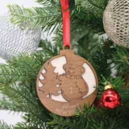 Weihnachtsanhänger / Weihnachtsschmuck Stil 2 – 6er-Set