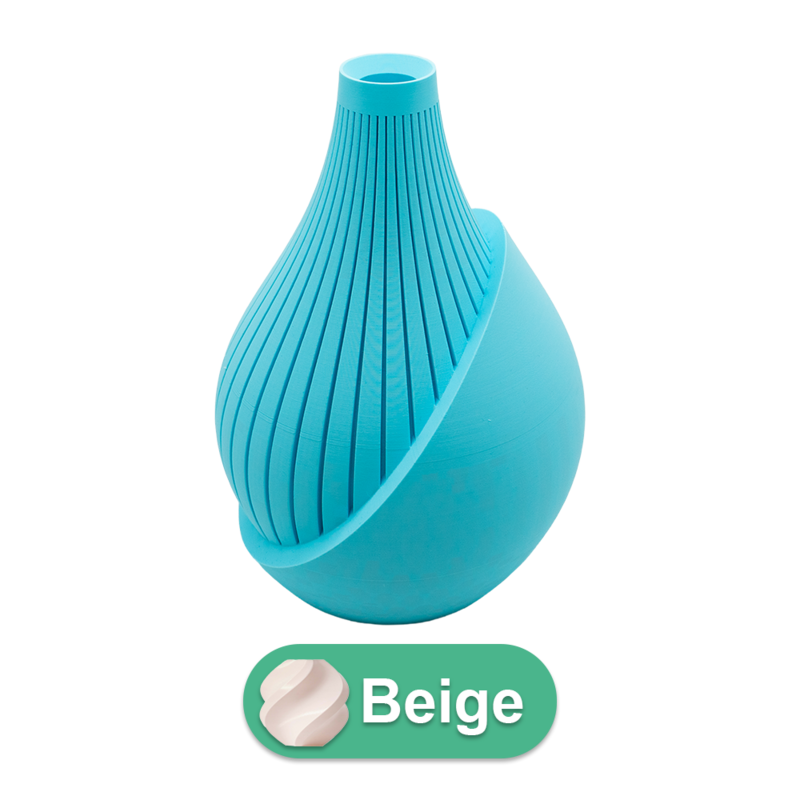 Elodie 3D vase - 3D printet vase - Bæredygtig PLA - Velegnet til kunstige blomster