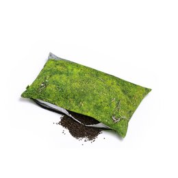 MOSS - pude fyldt med boghvedeskaller - 50x30 cm