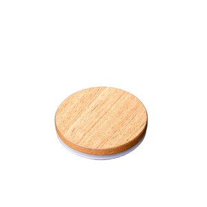 Natural wood lid for Verdancia candle