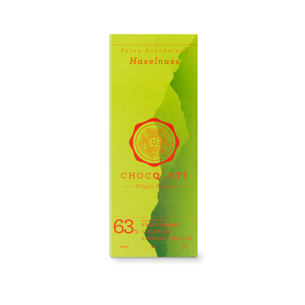 CHOCQLATE organic chocolate HAZELNUT