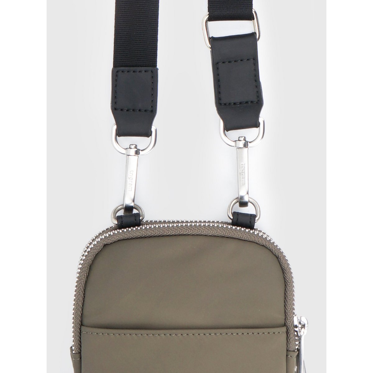 Double-Phone Bag - Green Clay