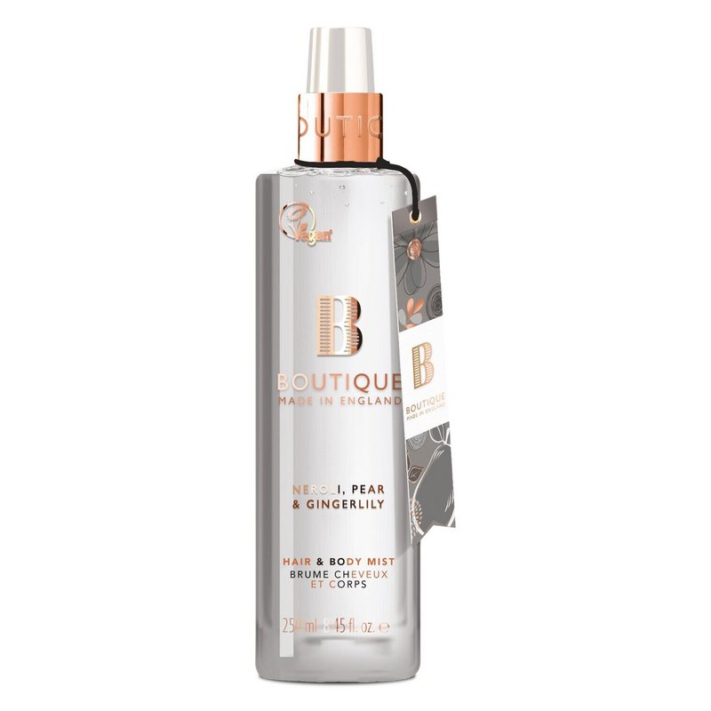 Boutique Neroli, Pear & Gingerlily Hair & Body Mist 250Ml