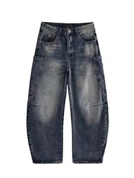 Jeans Balloon Lavaggio Acido 100% Cotone – Fit Wide Leg Carpenter