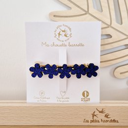 Molletta con clip - Fiori