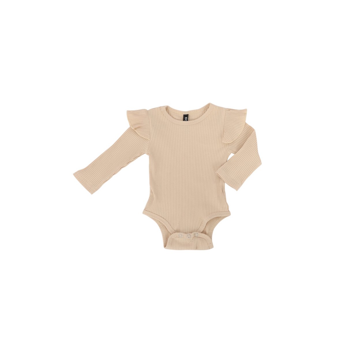 Ravies - Ruffle Romper - Beige