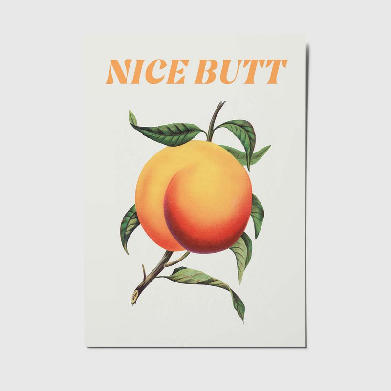 Nice butt - A6 postcard
