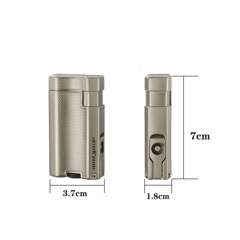 SM LONDON BRIQUET 2 JETFLAMES+CIG PUNCHER