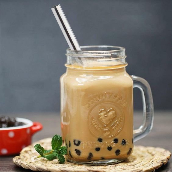 Reusable straw for Bubble Tea - 215x12mm - 5 colors available